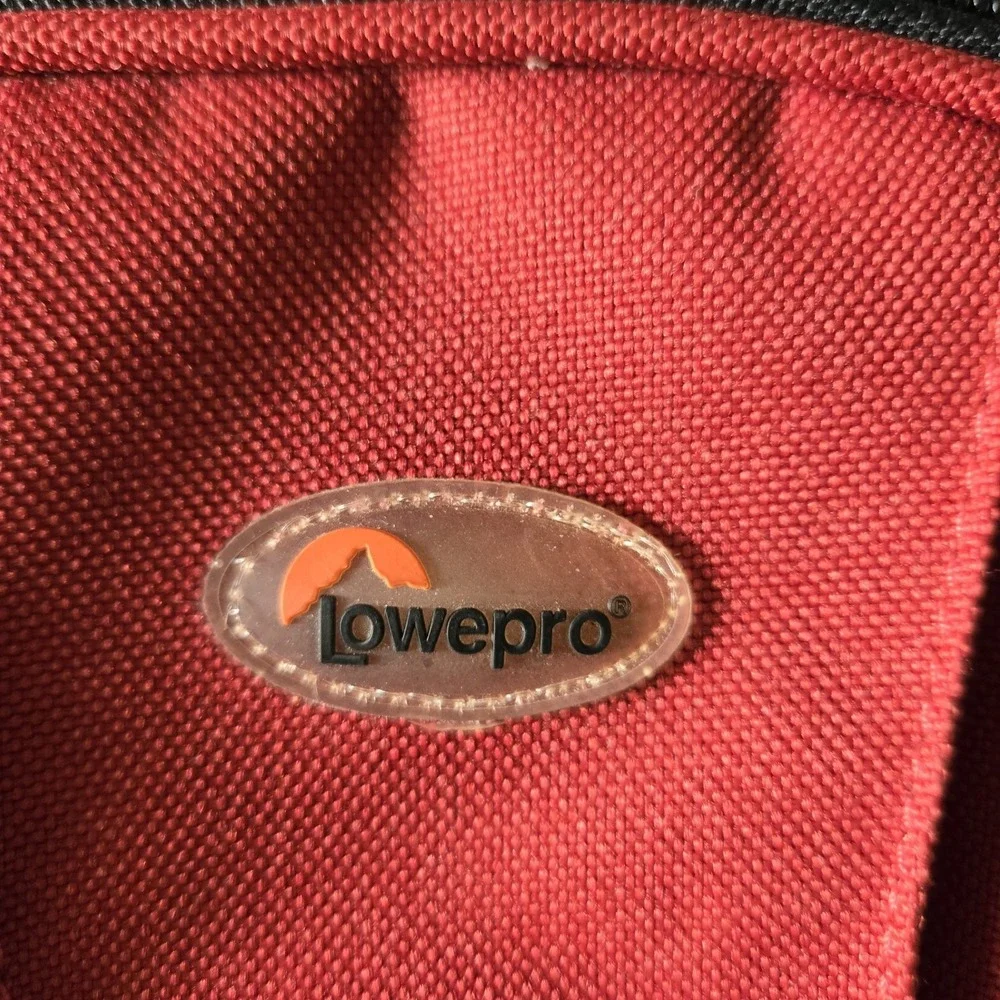 Lowepro EX 220 Nylon Holster-style Shoulder Camera Bag - Rust Red Color